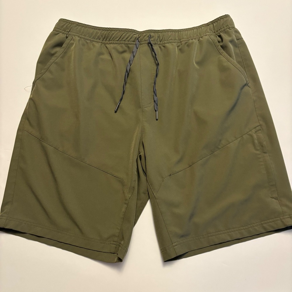 Gerry Performance Shorts Mens XXL Olive Green Stretch Hiking Utility 1555147